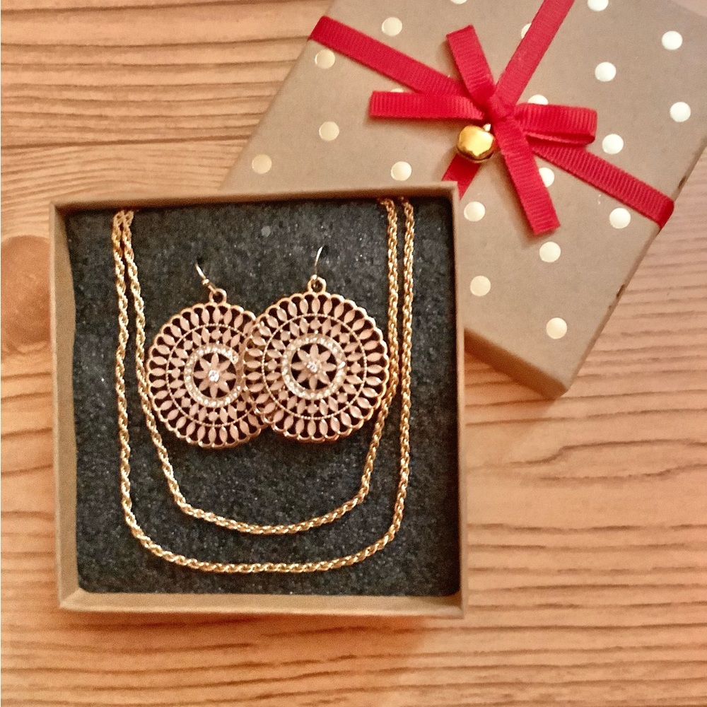 NWOT.  2pc. Necklace and Earring Set